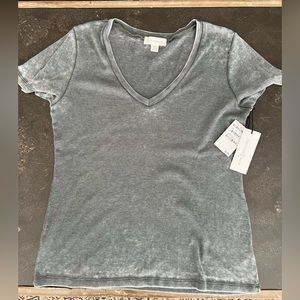 Women's Treasure & Bond Ribbed T-shirt - XL - Olive - NWT